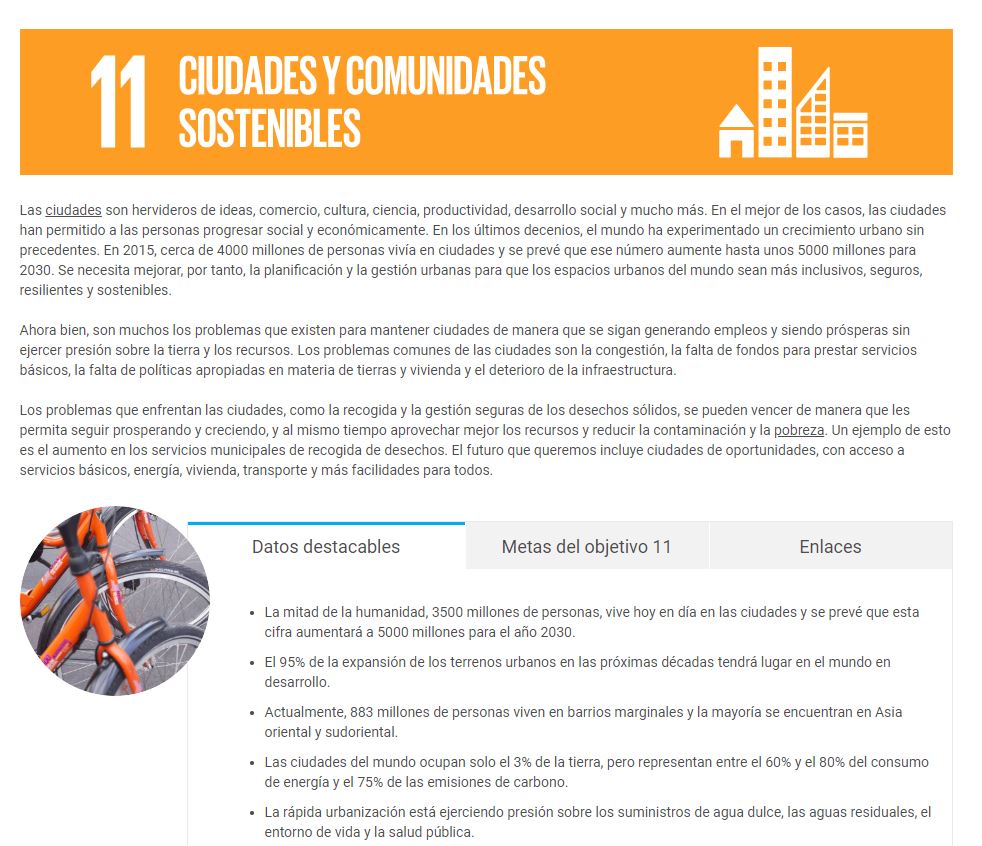 Artículo - ODS 11: Ciudades y comunidades sostenibles - Ciudadania